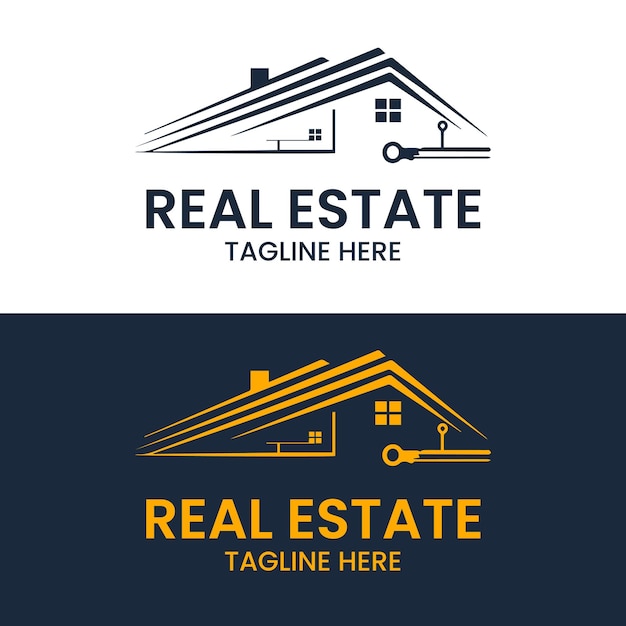 Diseño de logotipo inmobiliario moderno