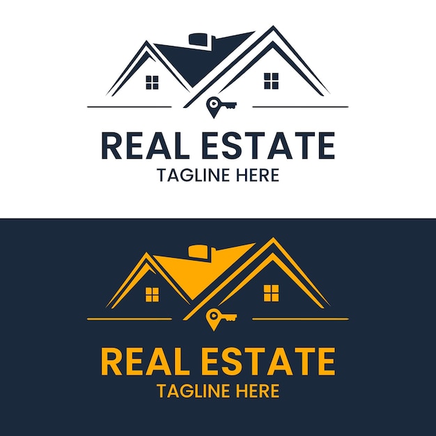 Diseño de logotipo inmobiliario moderno