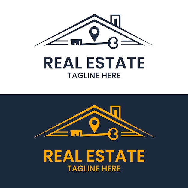 Diseño de logotipo inmobiliario moderno