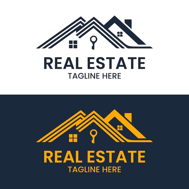 Diseño de logotipo inmobiliario moderno