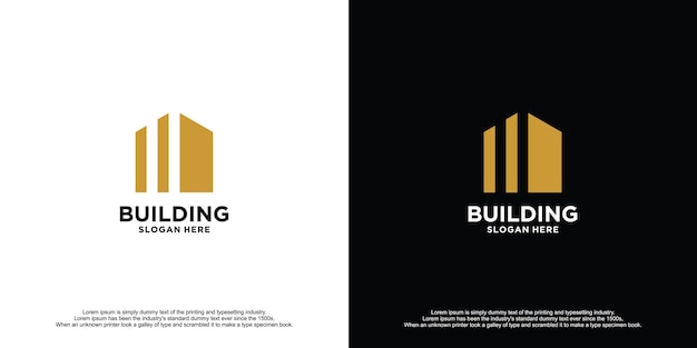 Diseño de logotipo inmobiliario moderno