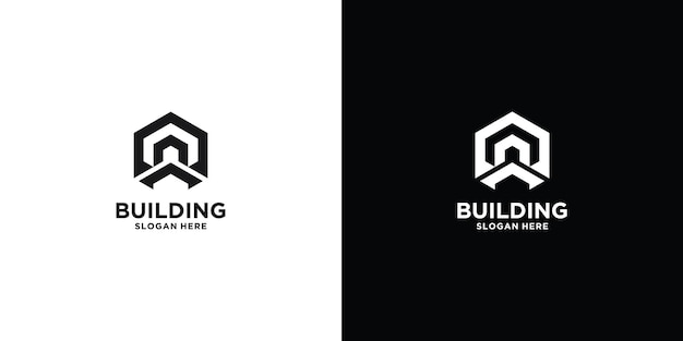 Diseño de logotipo inmobiliario moderno