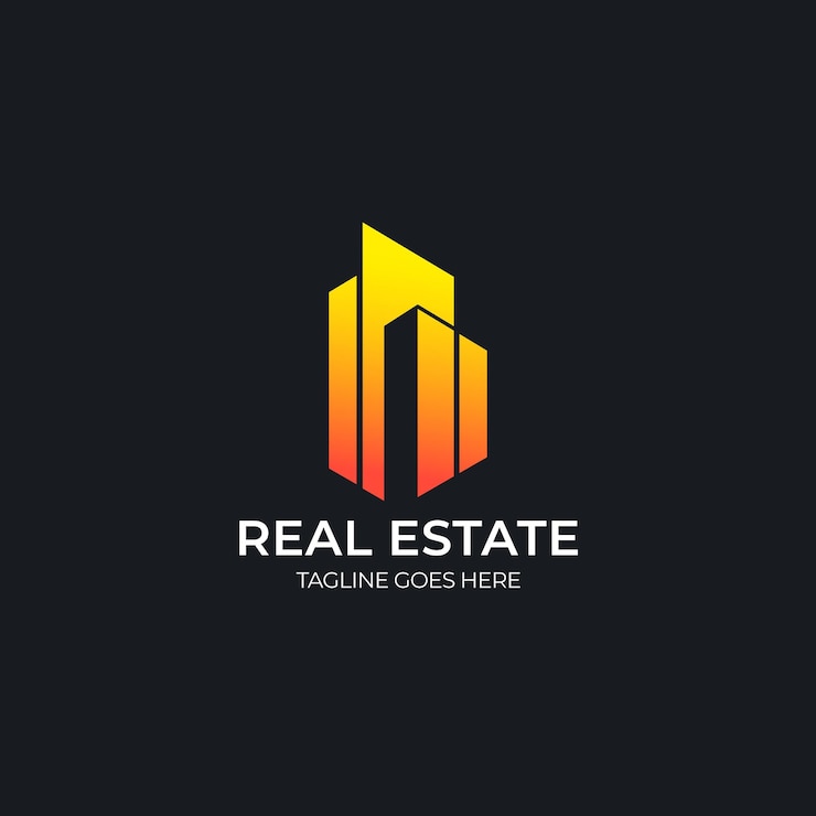 Diseño de logotipo inmobiliario moderno