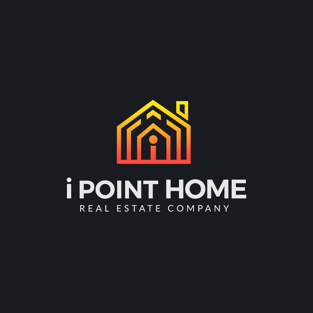 Diseño de logotipo inmobiliario moderno