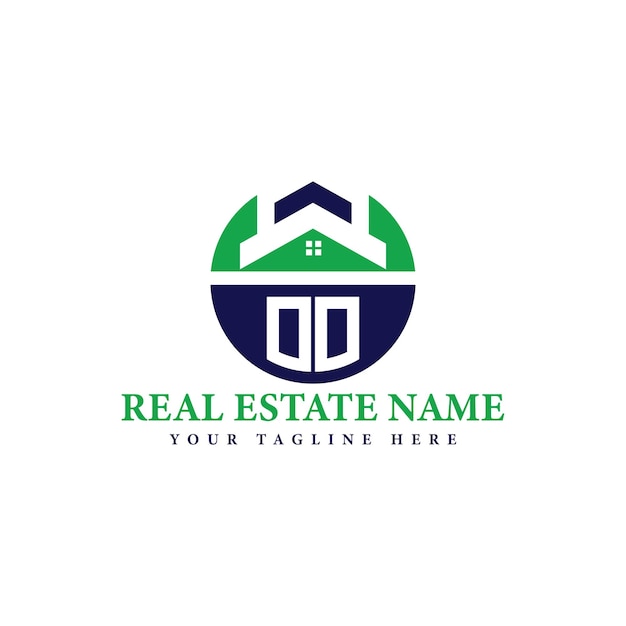 Diseño de logotipo inmobiliario moderno