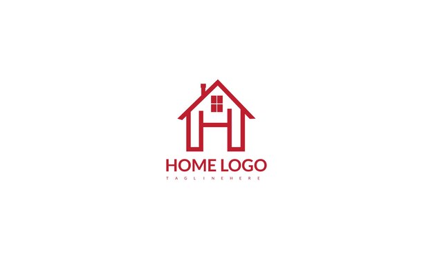 Diseño de logotipo inmobiliario Vector de logotipo de la casa