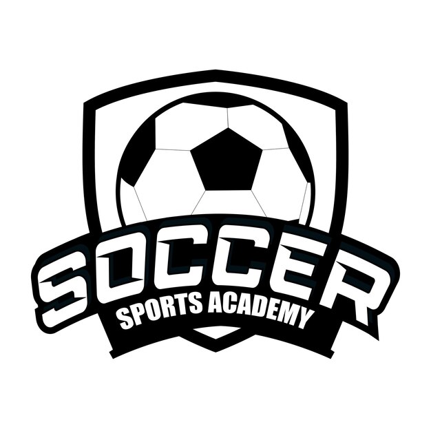 Diseño del logotipo de la insignia de fútbol