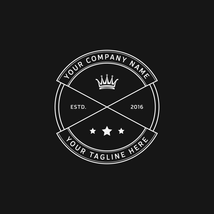 Diseño de logotipo de insignia vintage