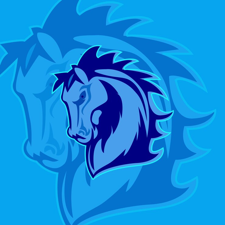 diseño de logotipo de inspiración esport horse
