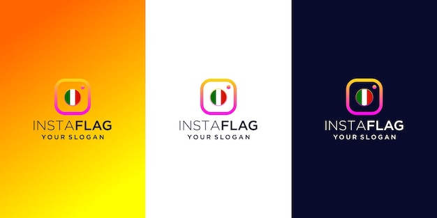 diseño de logotipo instaflag