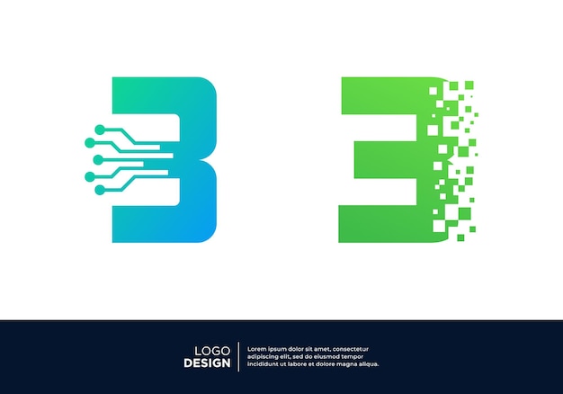 Diseño del logotipo de la Inteligencia Artificial Número 3