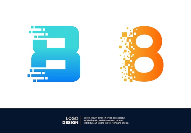 Diseño del logotipo de Inteligencia Artificial Número 8