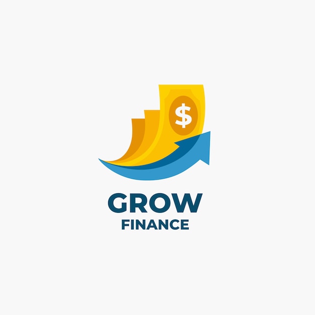 Diseño de logotipo de inversión dibujado a mano