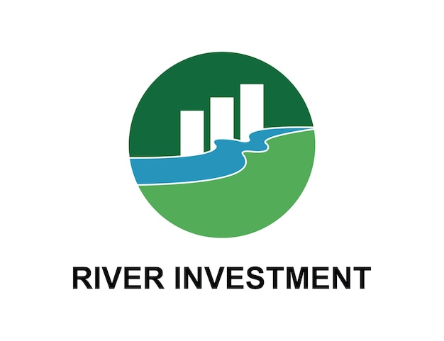 Diseño del logotipo de la inversión fluvial