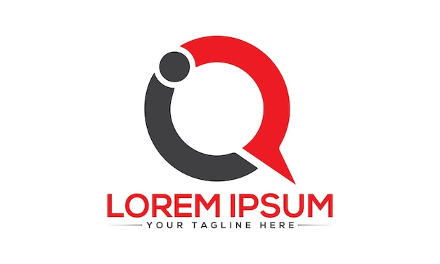Diseño de logotipo IQ Letter Diseño de logotipo IQ QI creativo y moderno