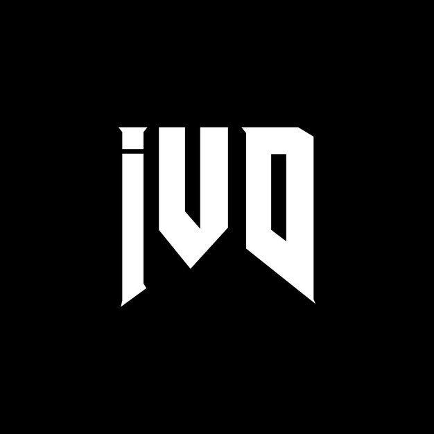 Diseño de logotipo de IVD para una empresa de tecnología Diseño del logotipo IVD combinación de colores blanco y negro IVD logo IVD vector IVD diseño IVD icono IVD alfabeto IVD tipografía diseño del logotipo