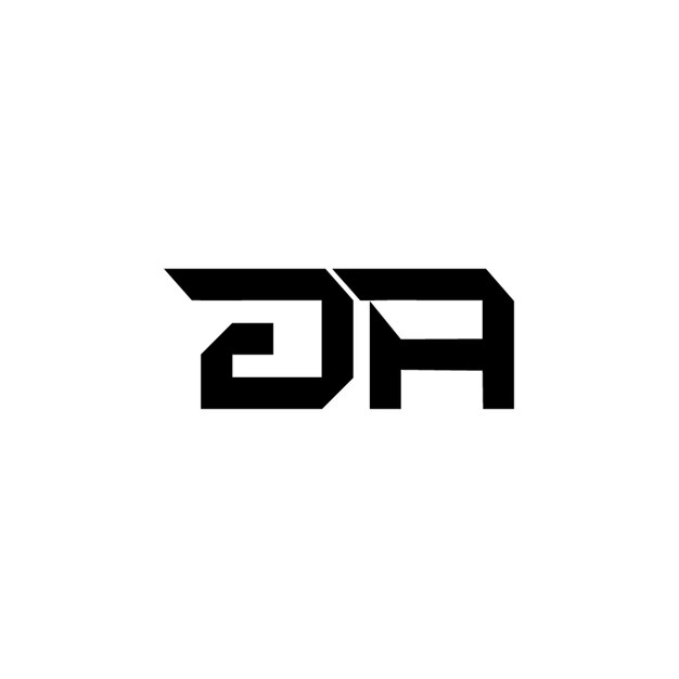 El diseño del logotipo JA monograma letra nombre de texto símbolo monocromático logotipo carácter alfabético logotipo simple