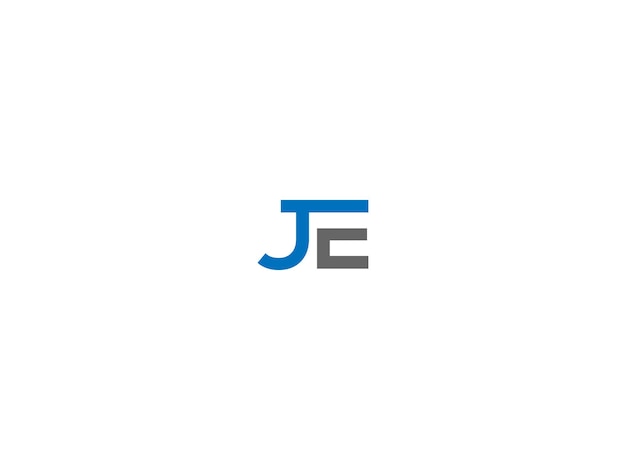 diseño de logotipo JE