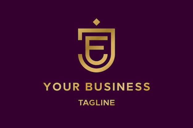 diseño de logotipo JE