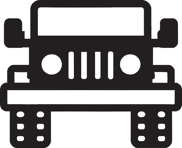Diseño del logotipo de Jeep vintage