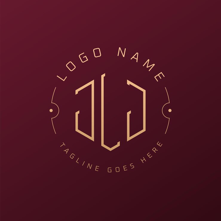 Vector diseño de logotipo de jlj de lujo letra elegante jlj monograma logotipo minimalista poligono jlj template de diseño de logotipo