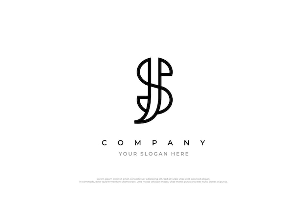Diseño del logotipo JS o SJ
