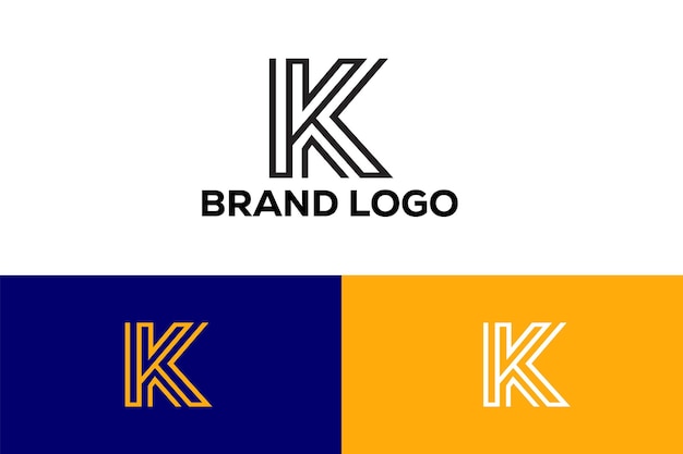 Vector diseño del logotipo k