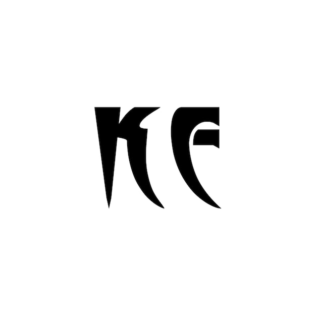 El diseño del logotipo KE monograma letra texto nombre símbolo monocromo logotipo carácter alfabeto logotipo simple