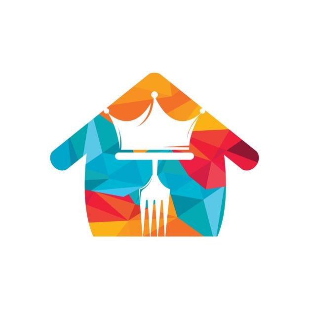Diseño del logotipo de King Food Vector