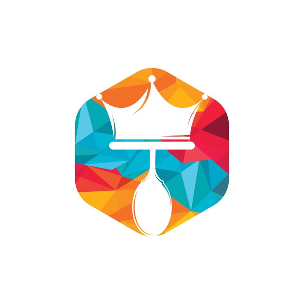 Diseño del logotipo de King Food Vector