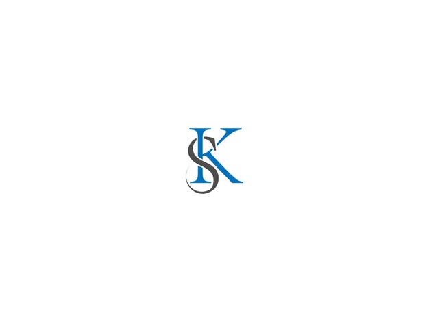 Vector diseño del logotipo de ks