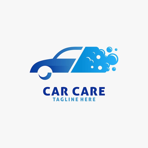 Diseño de logotipo de lavado de autos.