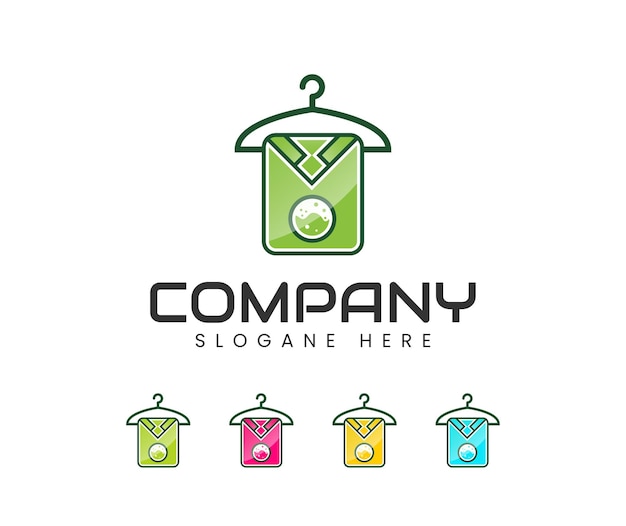 Diseño de logotipo de lavandería