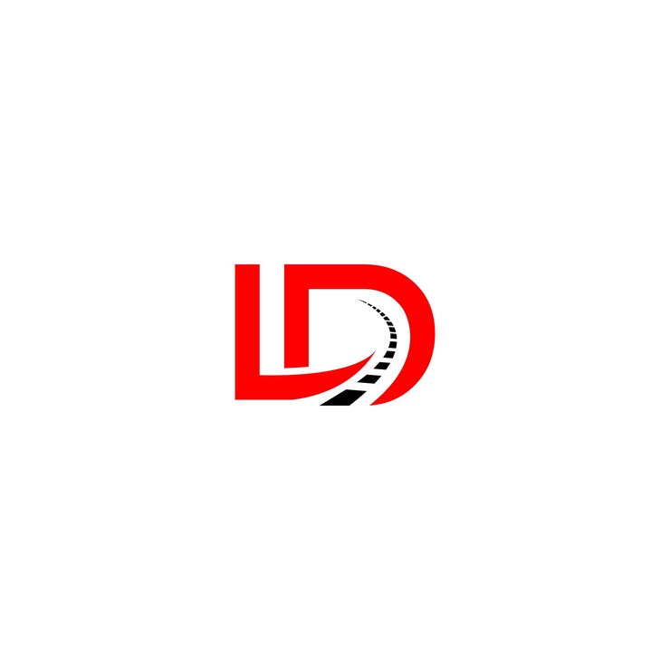 Vector diseño de logotipo ld road