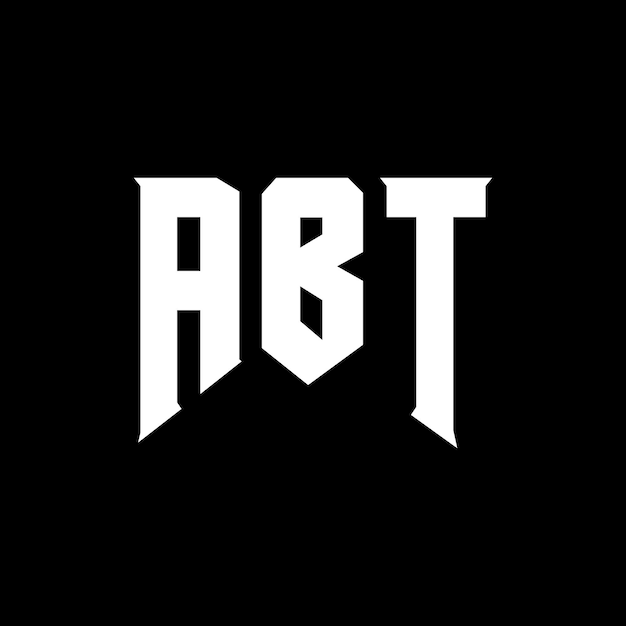 Diseño de logotipo de letra ABT para una empresa de tecnología Diseño de Logotipo ABT combinación de colores blanco y negro Diseño de diseño de logotipo ABT Vector ABT Diseño de icono ABT Alfabeto ABT Tipografía