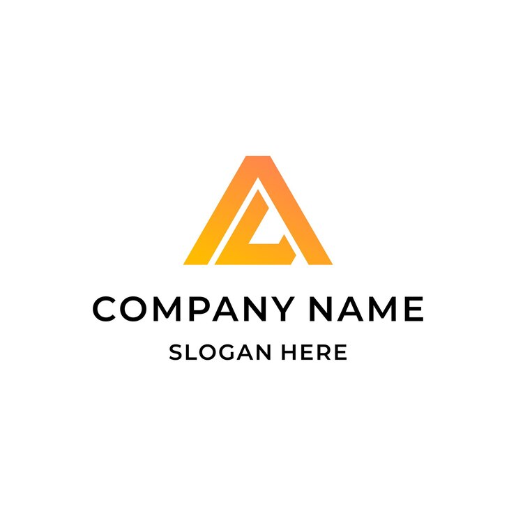 diseño de logotipo de letra AC simple