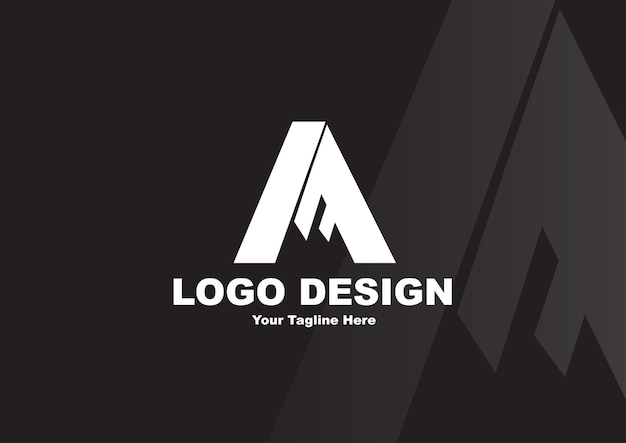 Diseño de logotipo letra af