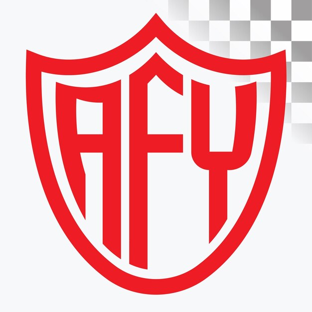 Diseño de logotipo de letra AF