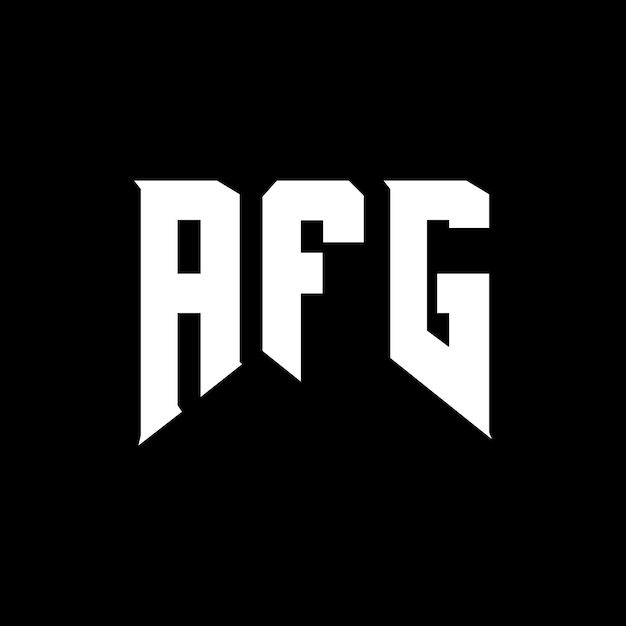 Diseño de logotipo de letra AFG para una empresa de tecnología Diseño de Logotipo AFG combinación de colores blanco y negro Logotipo AF G vector AFG diseño Icono AFG alfabeto AFG diseño de logotipo tipografía