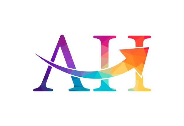 Diseño del logotipo de la letra AH baja y inicial Concepto de diseño vectorial