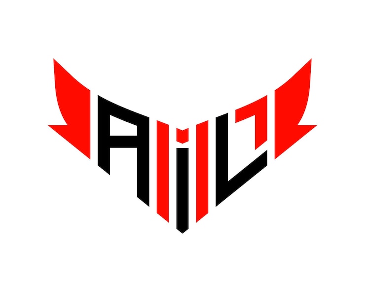 Vector diseño del logotipo de la letra ail