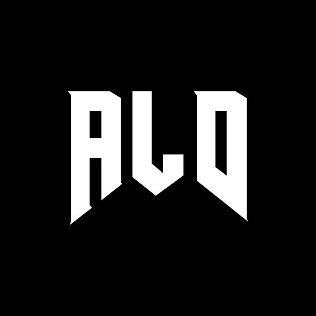 Diseño de logotipo de letra ALD para una empresa de tecnología Diseño de Logotipo ALD combinación de colores blanco y negro Diseño de LOGO ALD Vector ALD Diseño de Icono ALD Alfabeto ALD Diseños de logotipo tipografía ALD