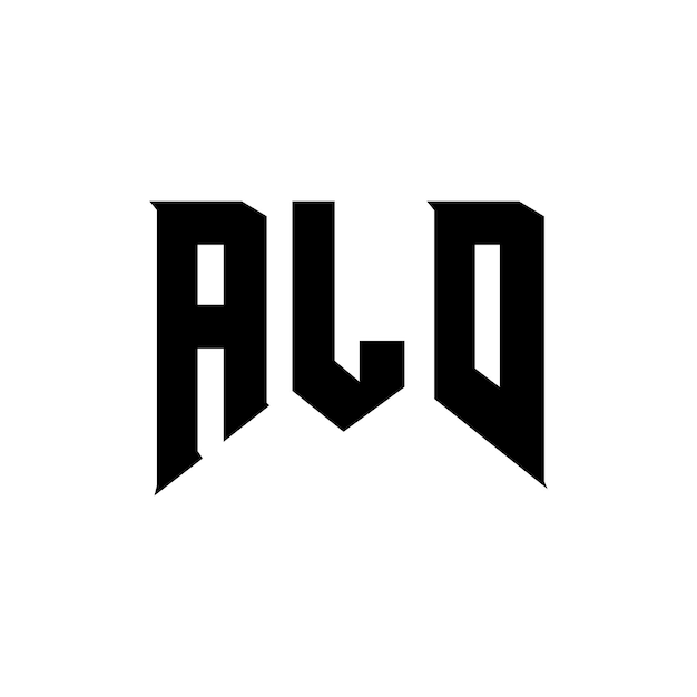 Diseño de logotipo de letra ALD para una empresa de tecnología Diseño de Logotipo ALD combinación de colores blanco y negro Diseño de LOGO ALD Vector ALD Diseño de Icono ALD Alfabeto ALD Diseños de logotipo tipografía ALD