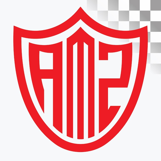 Diseño de logotipo de letra AMZ