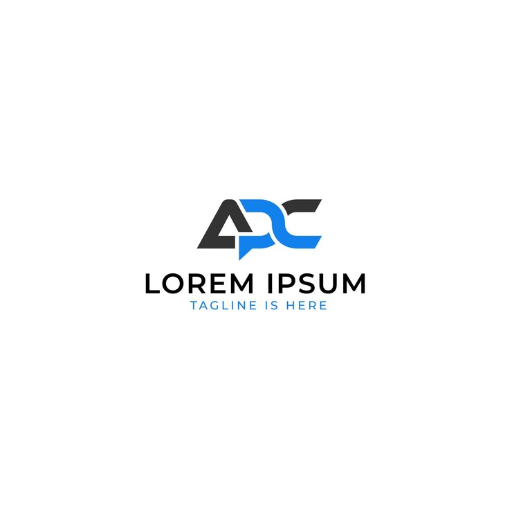 Diseño de logotipo de letra APC y logotipo ap