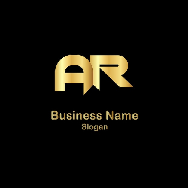 Diseño del logotipo de la letra AR430