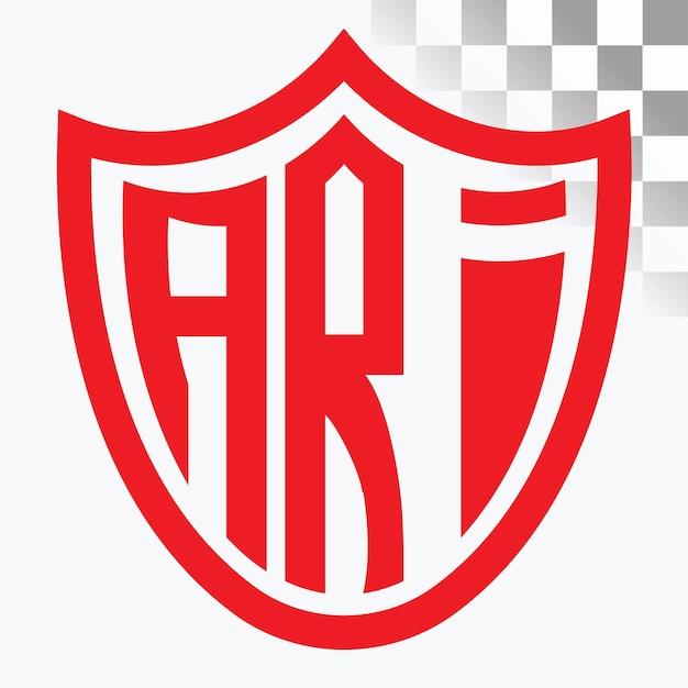 Diseño de logotipo de letra ARI