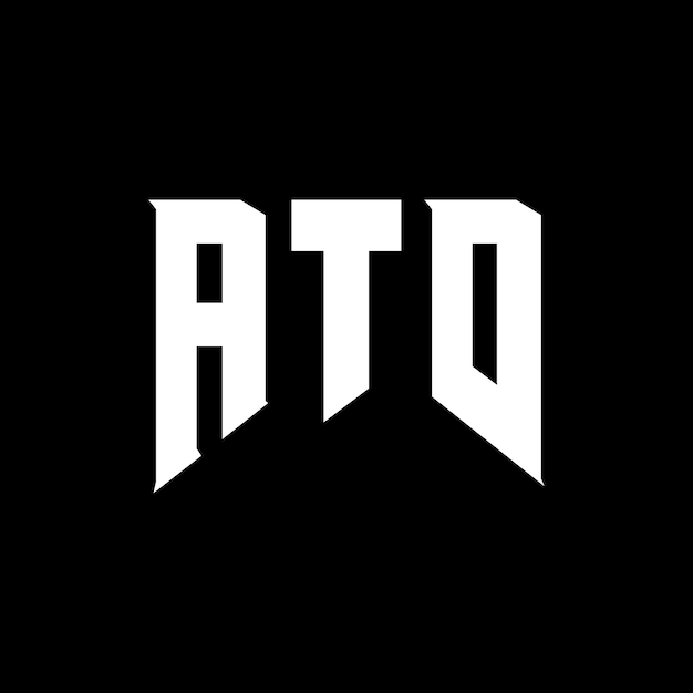 Diseño de logotipo de letra ATD para una empresa de tecnología Diseño de Logotipo ATD combinación de colores blanco y negro Diseño de diseño de logotipo ATD Vector ATD Diseño de icono ATD Alfabeto ATD Tipografía