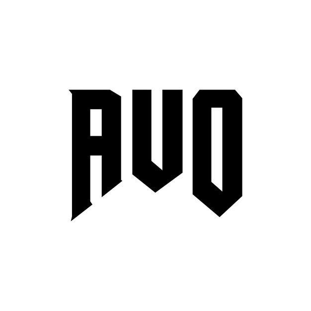 Diseño de logotipo de letra AUO para una empresa de tecnología AUO diseño de logotipo combinación de colores blanco y negro AUO logotipo AUO vector AUO diseño AUO icono AUO alfabeto AUO tipografía diseño de logo