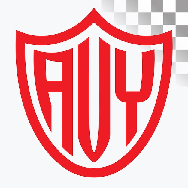 Diseño de logotipo de letra AVY
